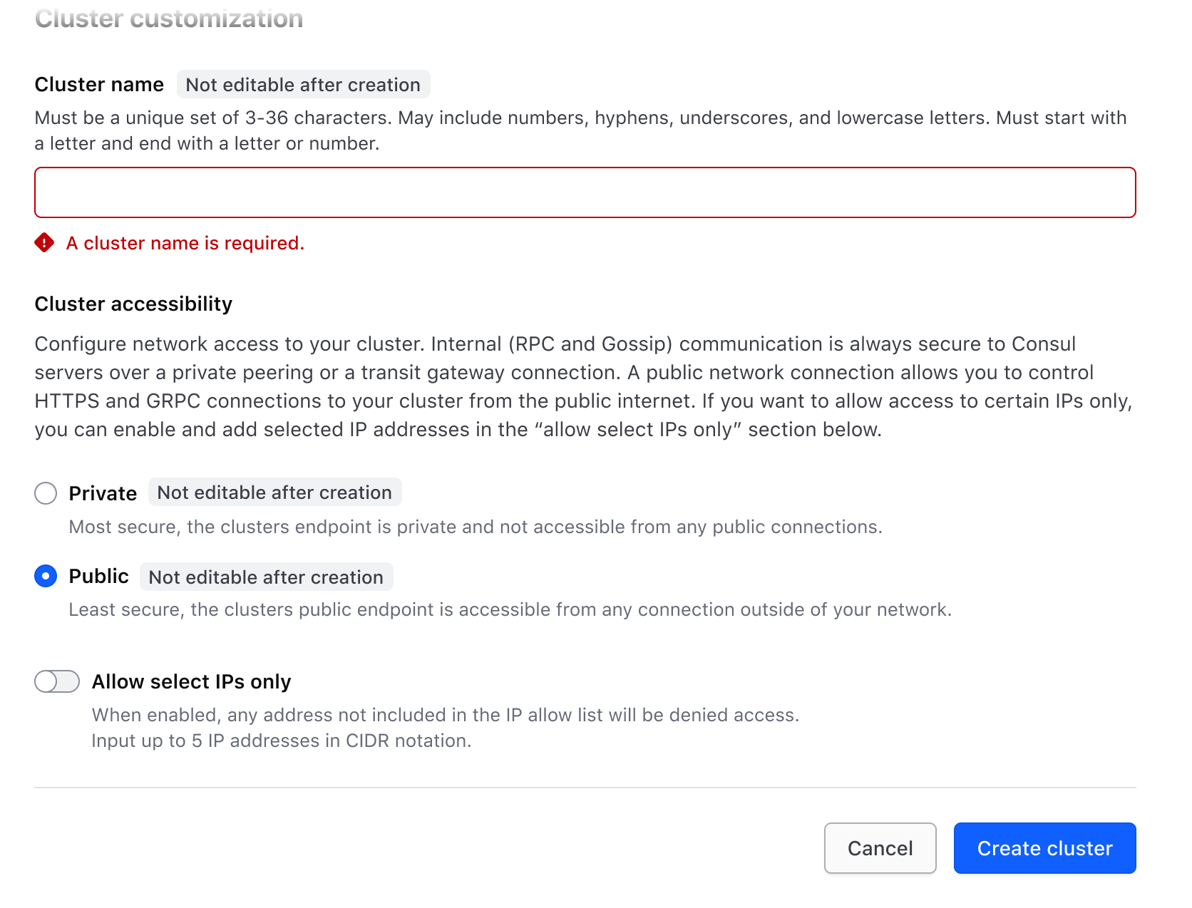 Image showing a form after submission with an errored out input field with an error message explaining how to resolve the issue.